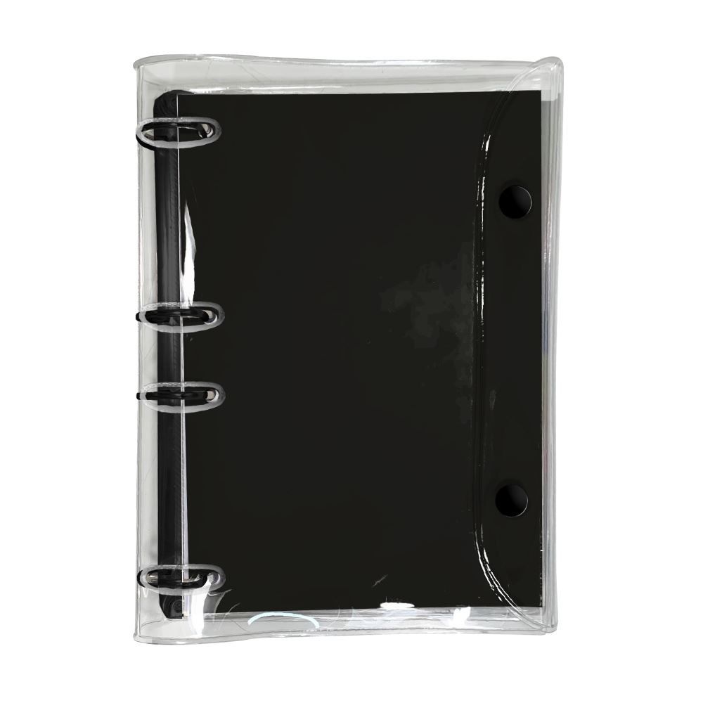 Caderno Argolado College All Black Dac - 192 Folhas