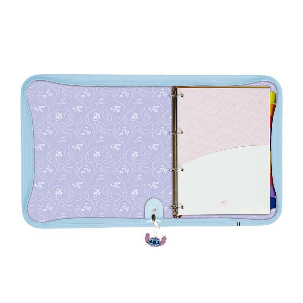 Caderno Argolado Universitário Stitch 48 Folhas - 48 Folhas