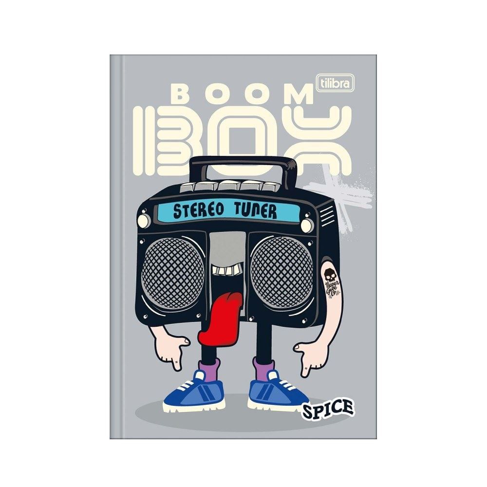 Caderno Brochura Capa Dura 1/4 Spice 80 Folhas Tilibra - Sortido 