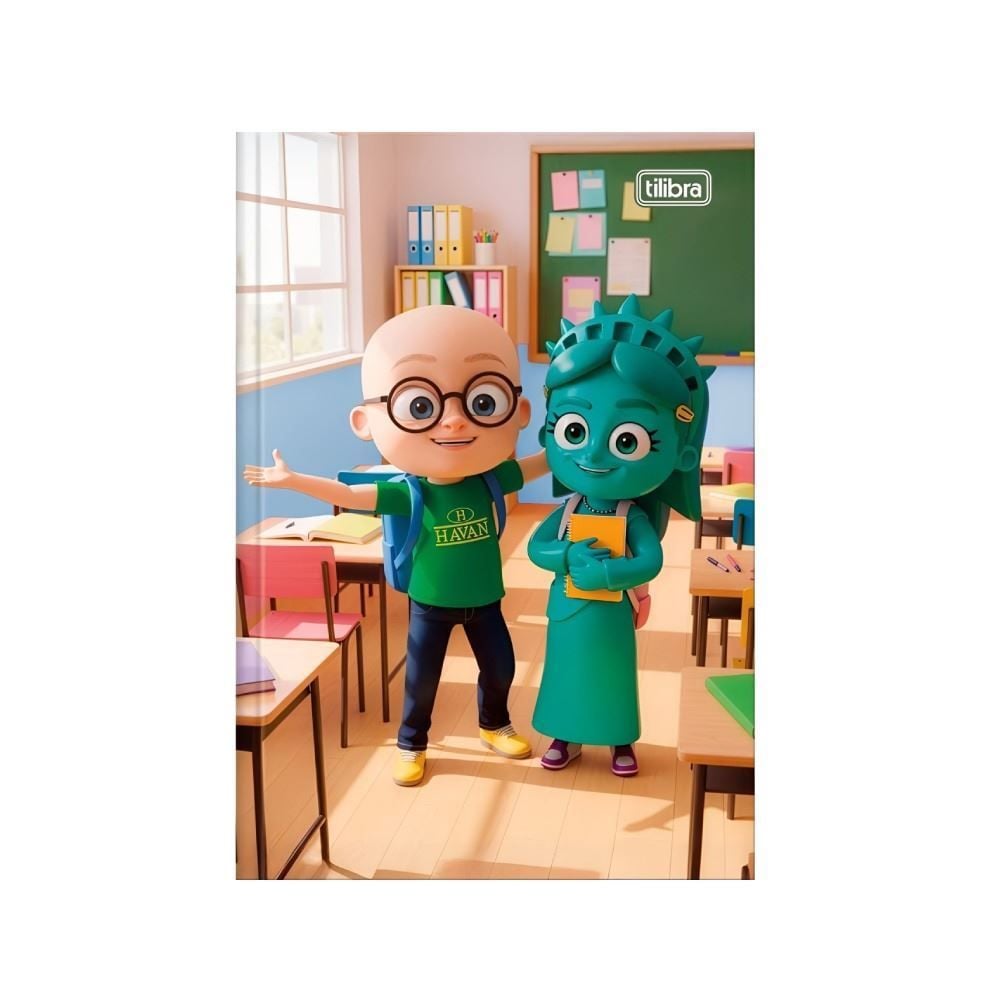 Caderno Universitário Brochura Havan Infantil Tilibra - Sortido