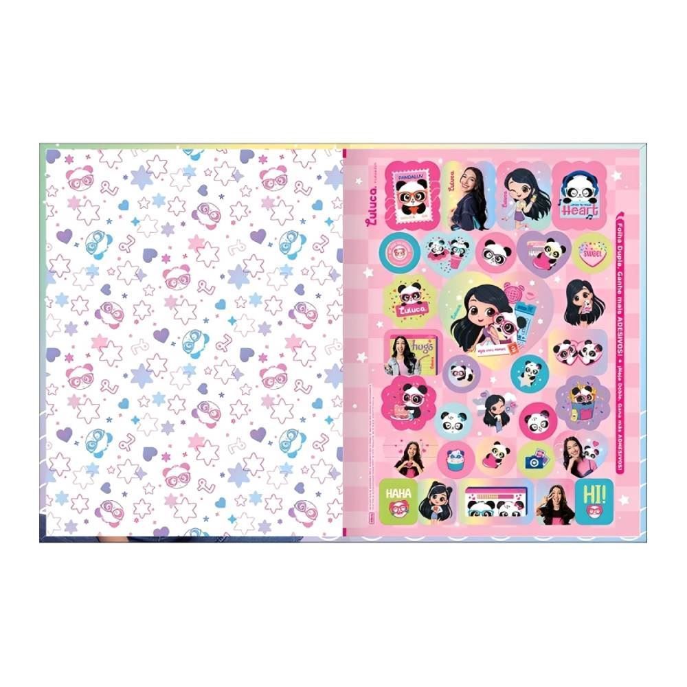 Caderno Universitário Brochura Luluca 80 Folhas Tilibra - Sortido