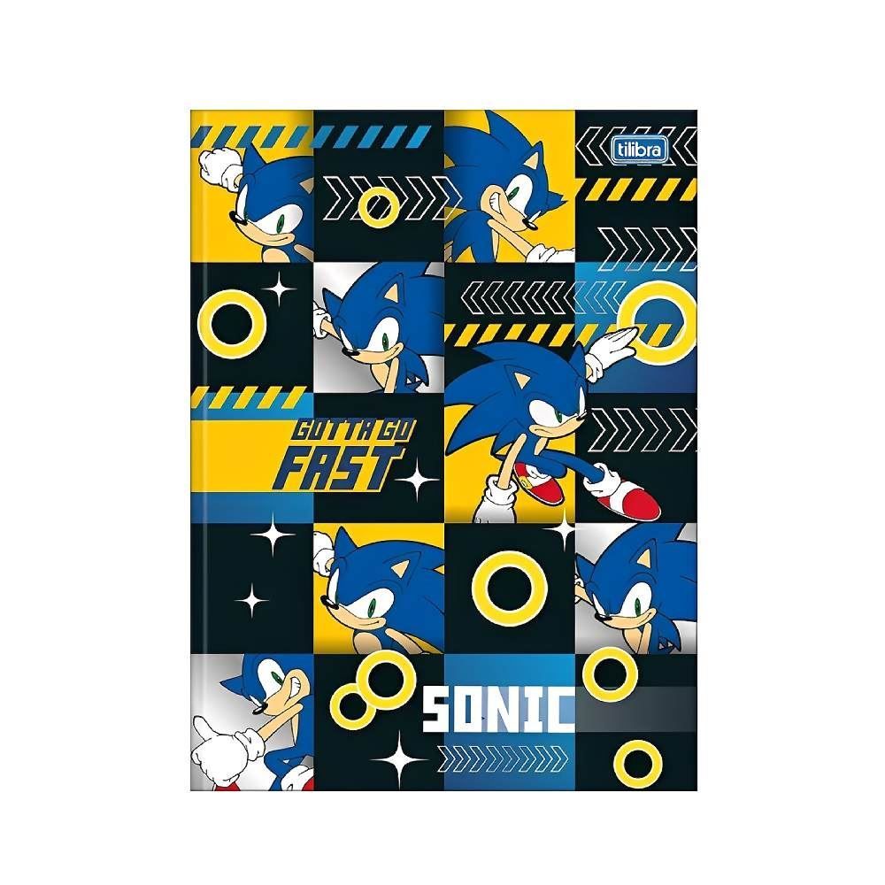 Caderno Brochura Universitário Sonic 80 Folhas Tilibra - Sortido