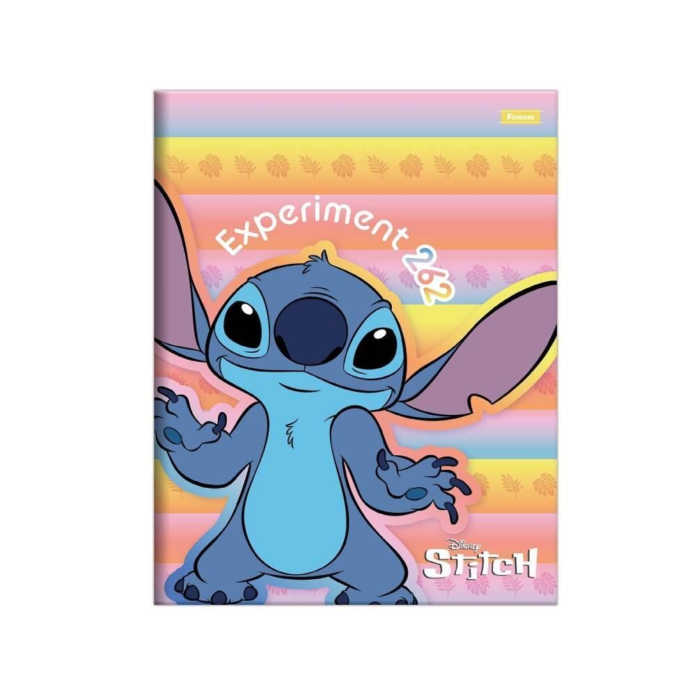 Caderno Brochura Stitch 1/4 Foroni 80 Folhas - Sortido