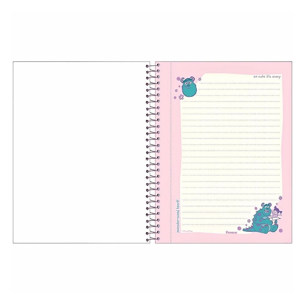 Caderno Colegial Espiral Papel de Carta Sulley 80 Folhas Foroni - Sortido