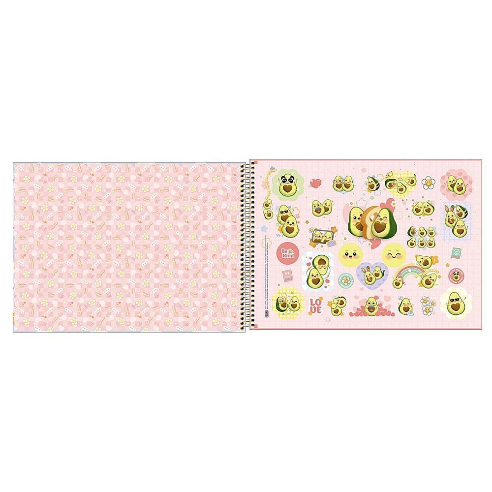 Caderno Cartografia e Desenho Abacute 80 Folhas Tilibra - Sortido