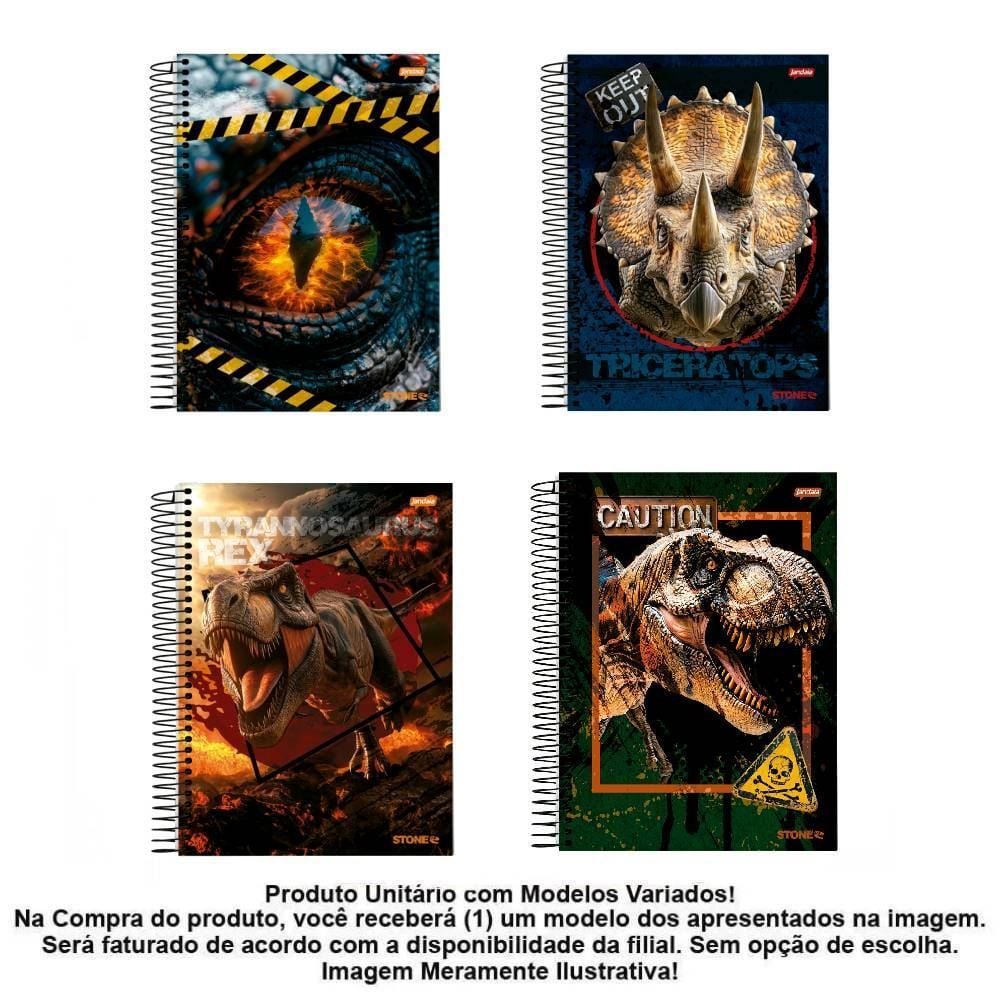 Caderno Esperial Universitário Stone 80 Folhas Jandaia - Sortido