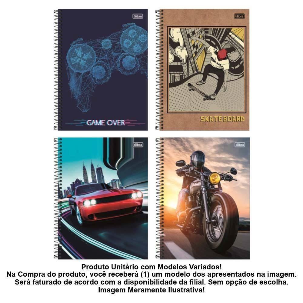 Caderno Espiral 1 Matéria Havan Com 96 Folhas Tilibra - Produto sortido