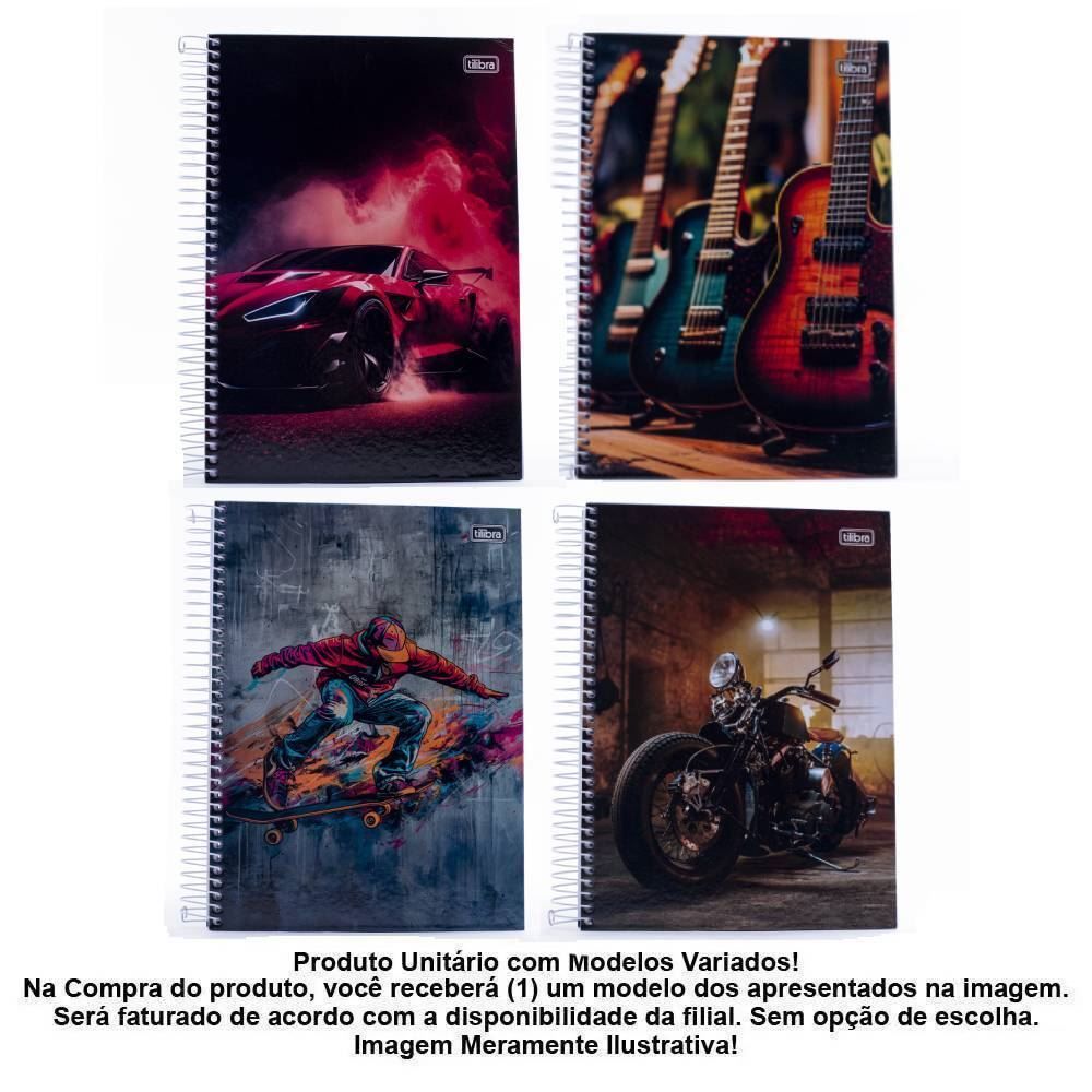 Caderno Espiral 1 Matéria Havan Com 96 Folhas Tilibra - Produto sortido