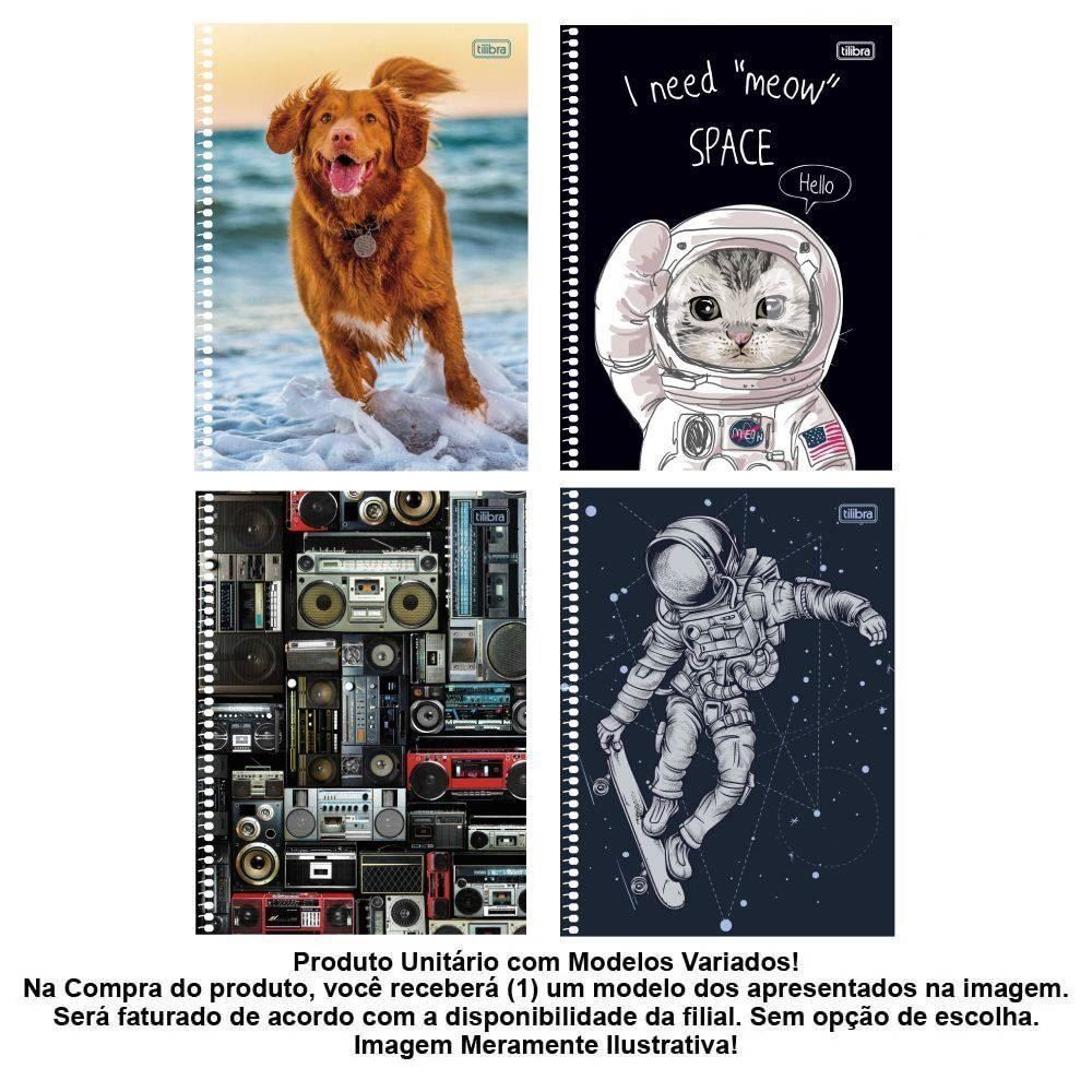 Caderno Espiral 10 Matérias Universitário Tilibra - Sortido