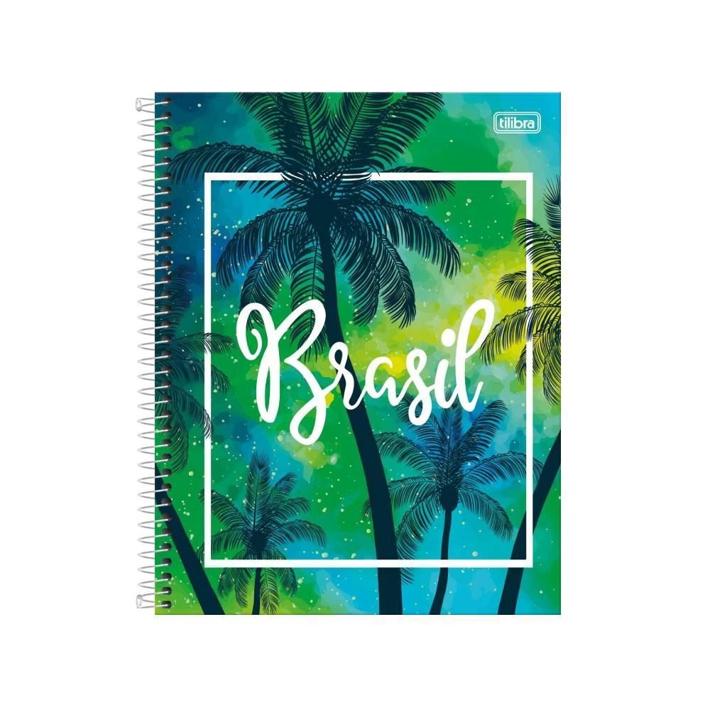 Caderno Espiral 10 Matérias Universitário Tilibra - Sortido