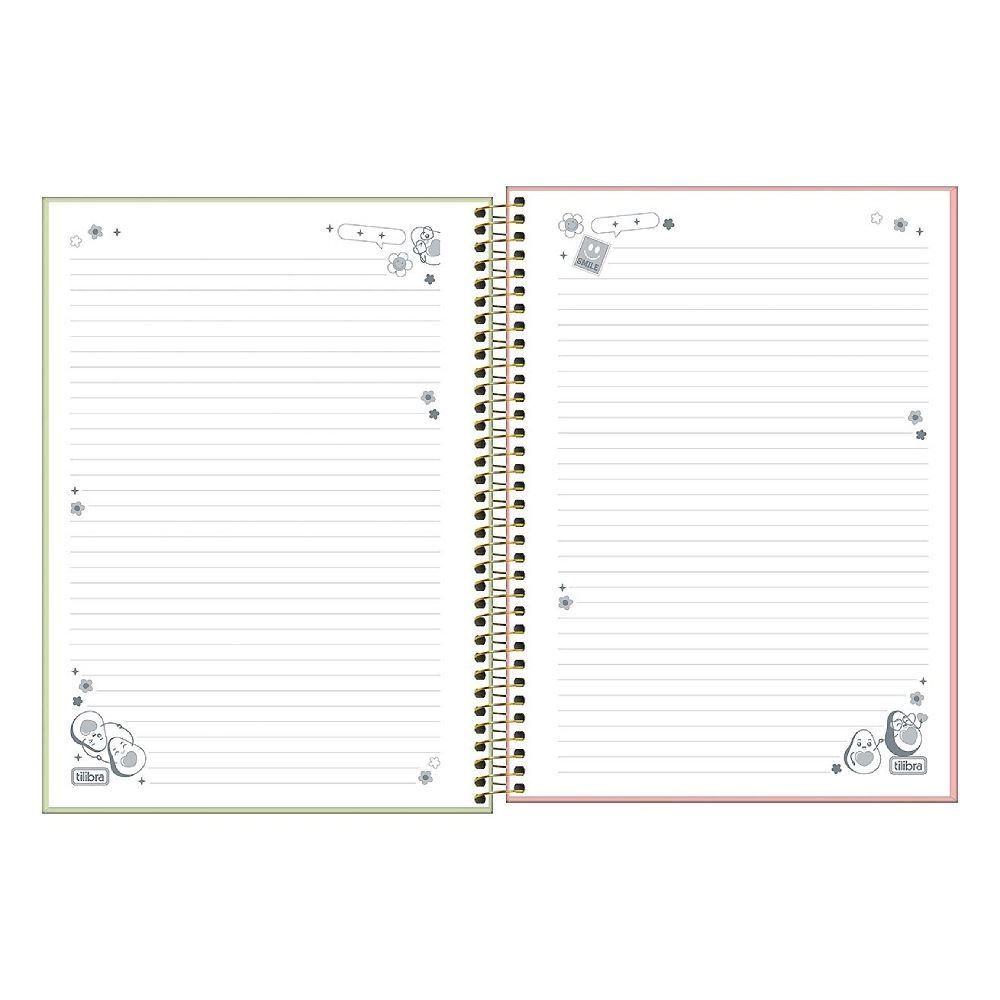 Caderno Universitário Espiral Abacute 160 Folhas Tilibra - Sortido