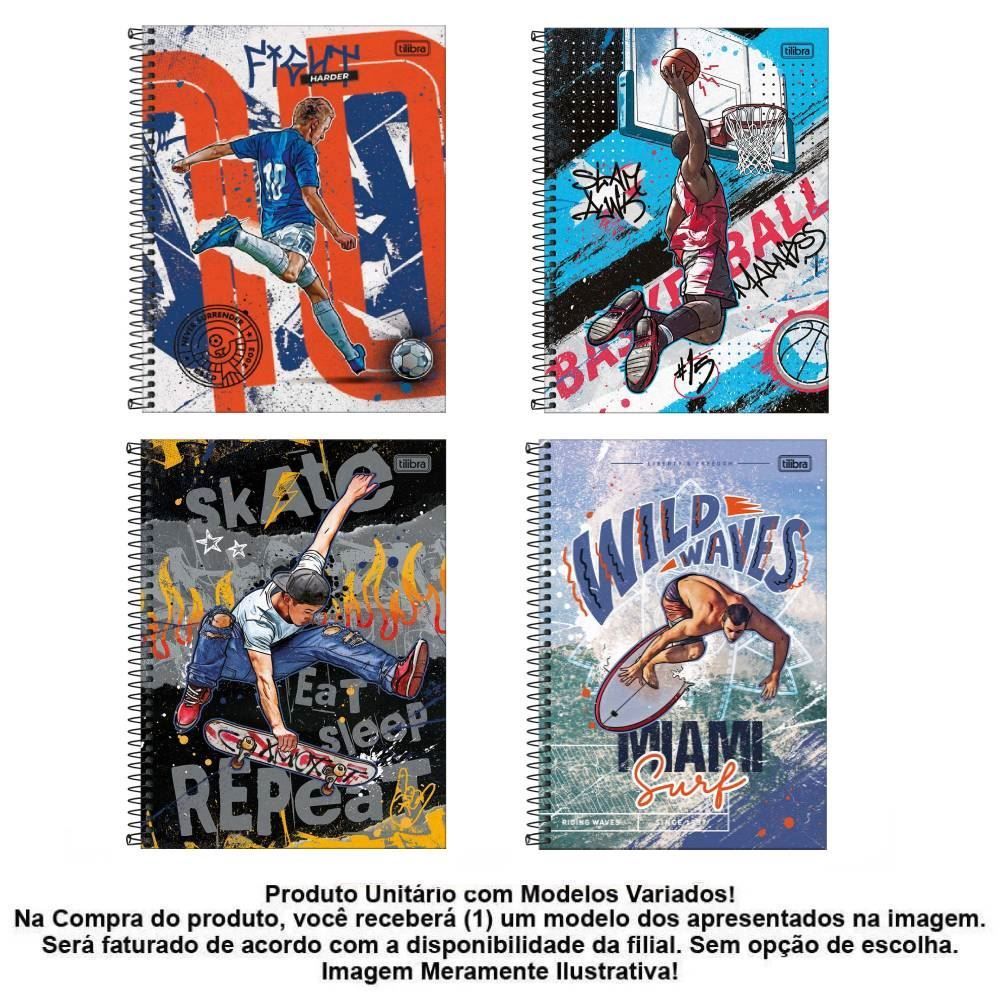 Caderno Espiral Universitário Do It 80 Folhas Tilibra - Sortido