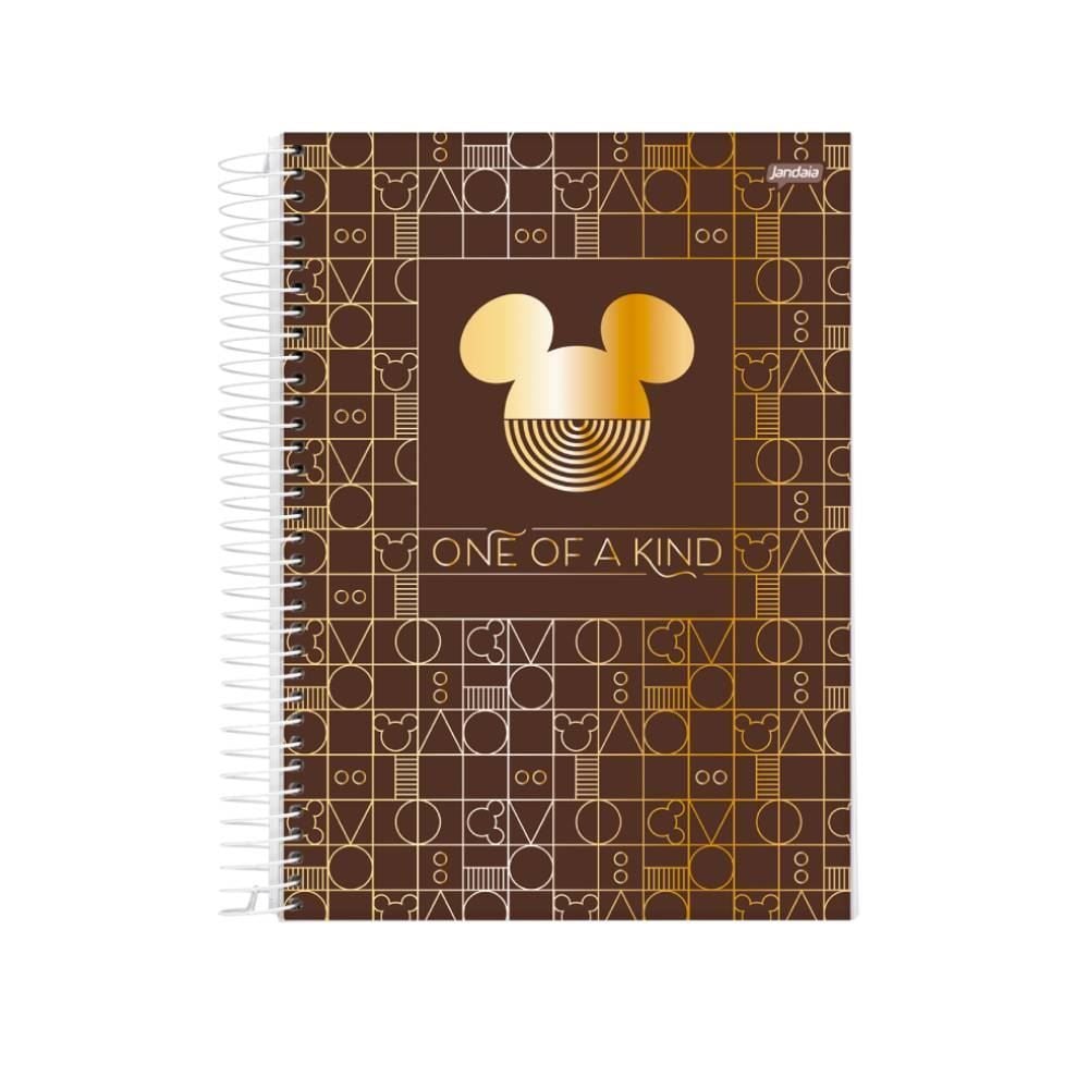 Caderno Espiral Universitário Mickey Arts Office 160 Folhas Jandaia - Sortido