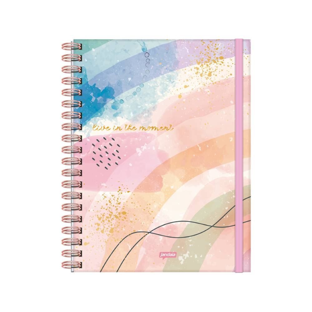 Caderno Garra Universitário Espiral 80 Folhas Jandaia - La Creme