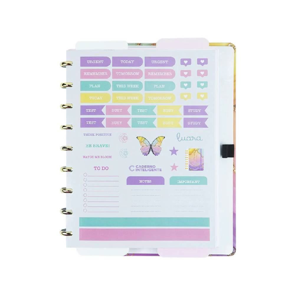 Caderno Inteligente Aurora By Luara - 80 Folhas