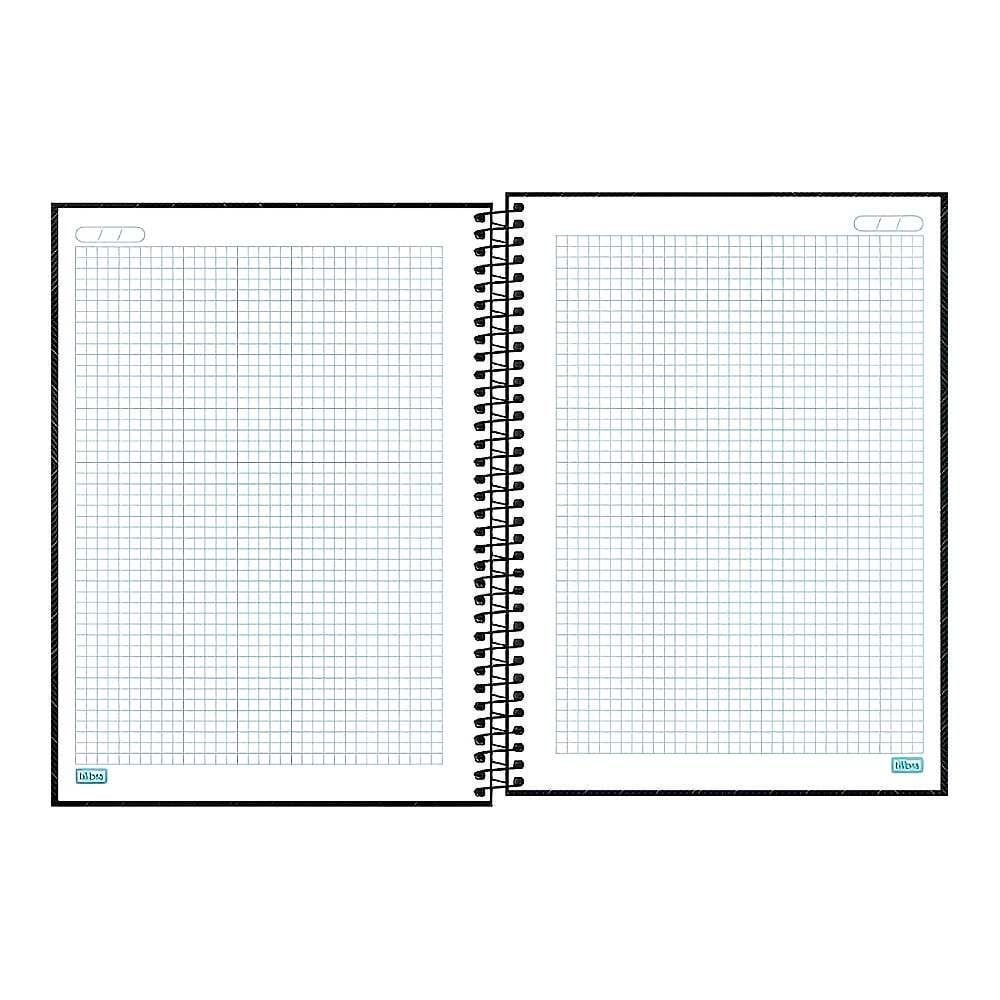 Caderno Universitário Quadriculado Zip 96 Folhas Tilibra - Sortido 
