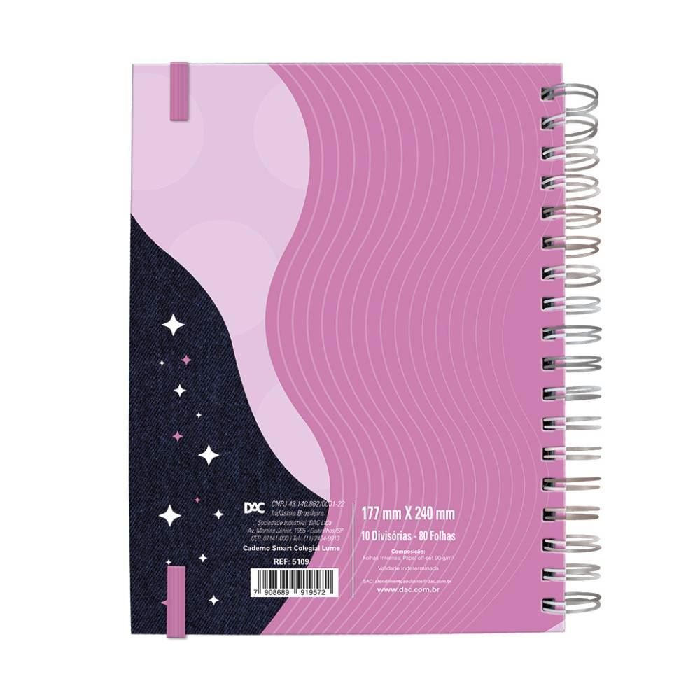 Caderno Smart College Lume 80 Folhas Dac - 5109