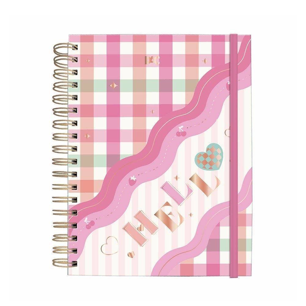Caderno Universitário Smart Hello Dac - 80 Folhas