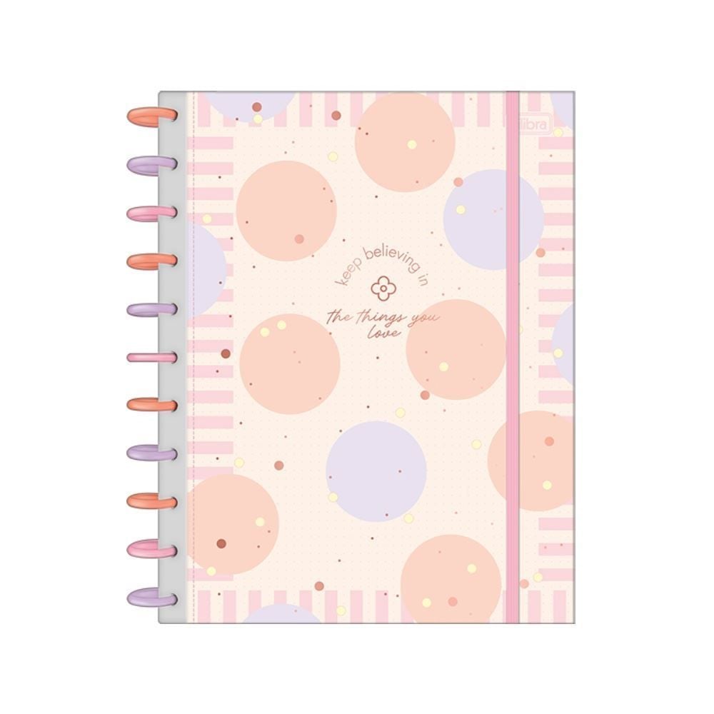 Caderno Universitário Tilidisco Soho 160 Folhas Tilibra - Rosa