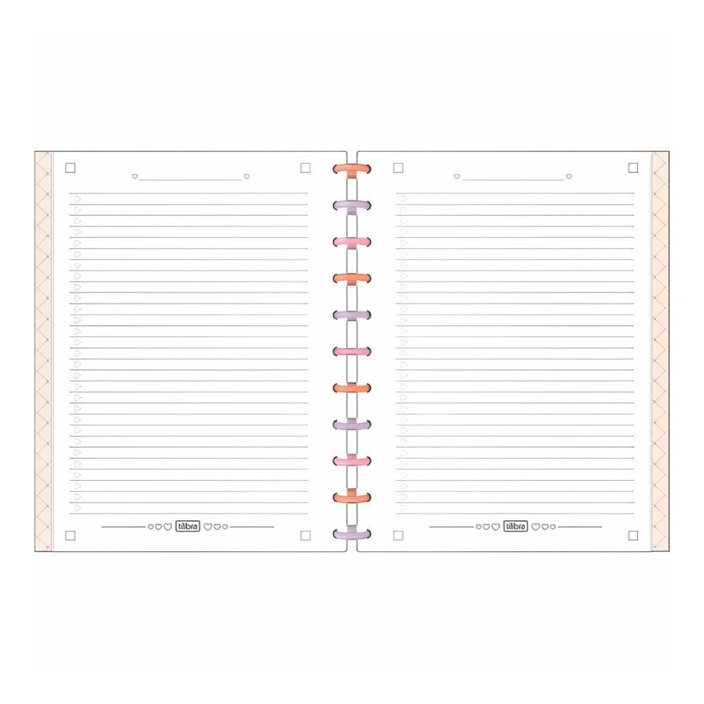 Caderno Universitário Tilidisco Soho 160 Folhas Tilibra - Rosa