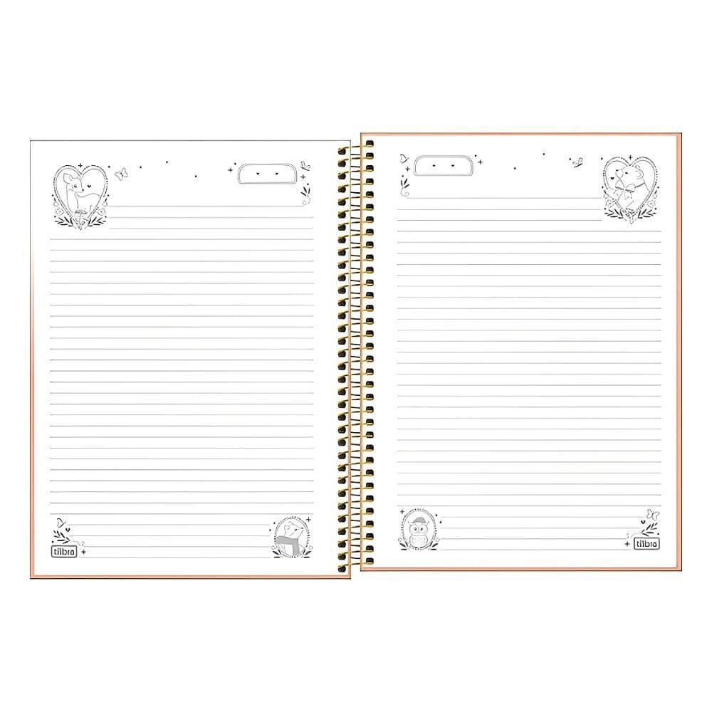 Caderno Universitário Capa Dura 1 Matéria Loveland 80 Folhas Tilibra - Sortido 