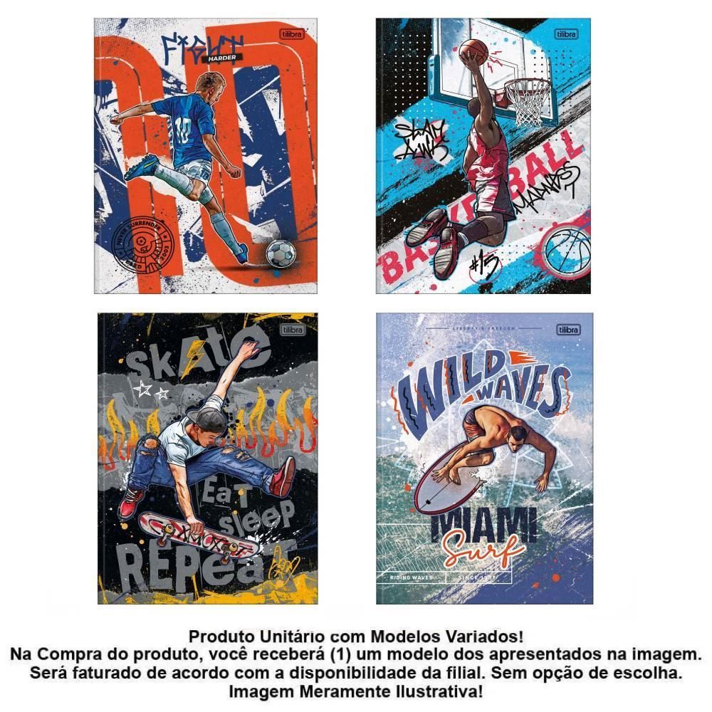 Caderno Universitário Capa Dura Do It 80 Folhas Tilibra - Sortido