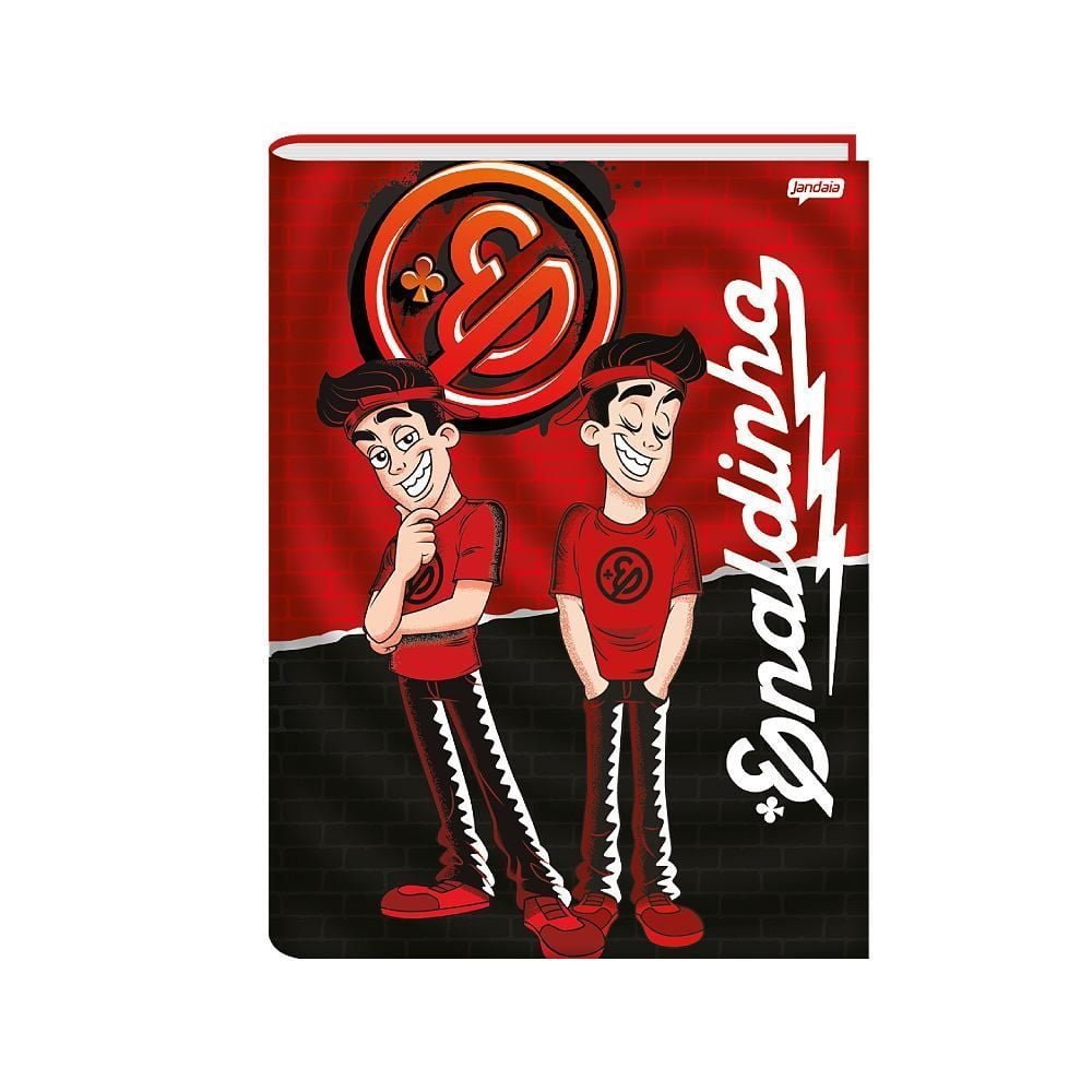 Caderno Universitário Enaldinho 80 Folhas Jandaia - Sortido