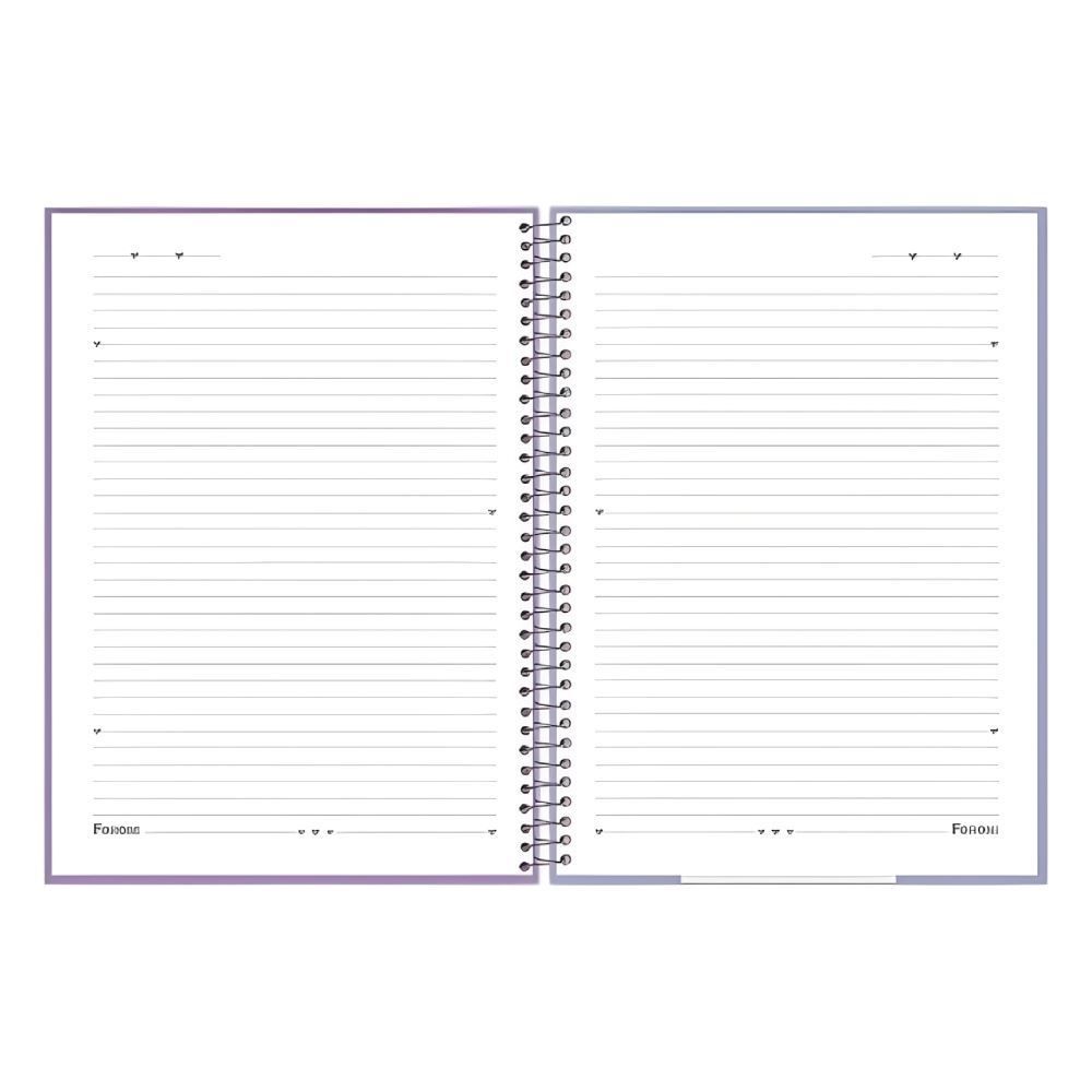 Caderno Universitário Espiral Capa Dura Axolove 160 Folhas Foroni - Sortido