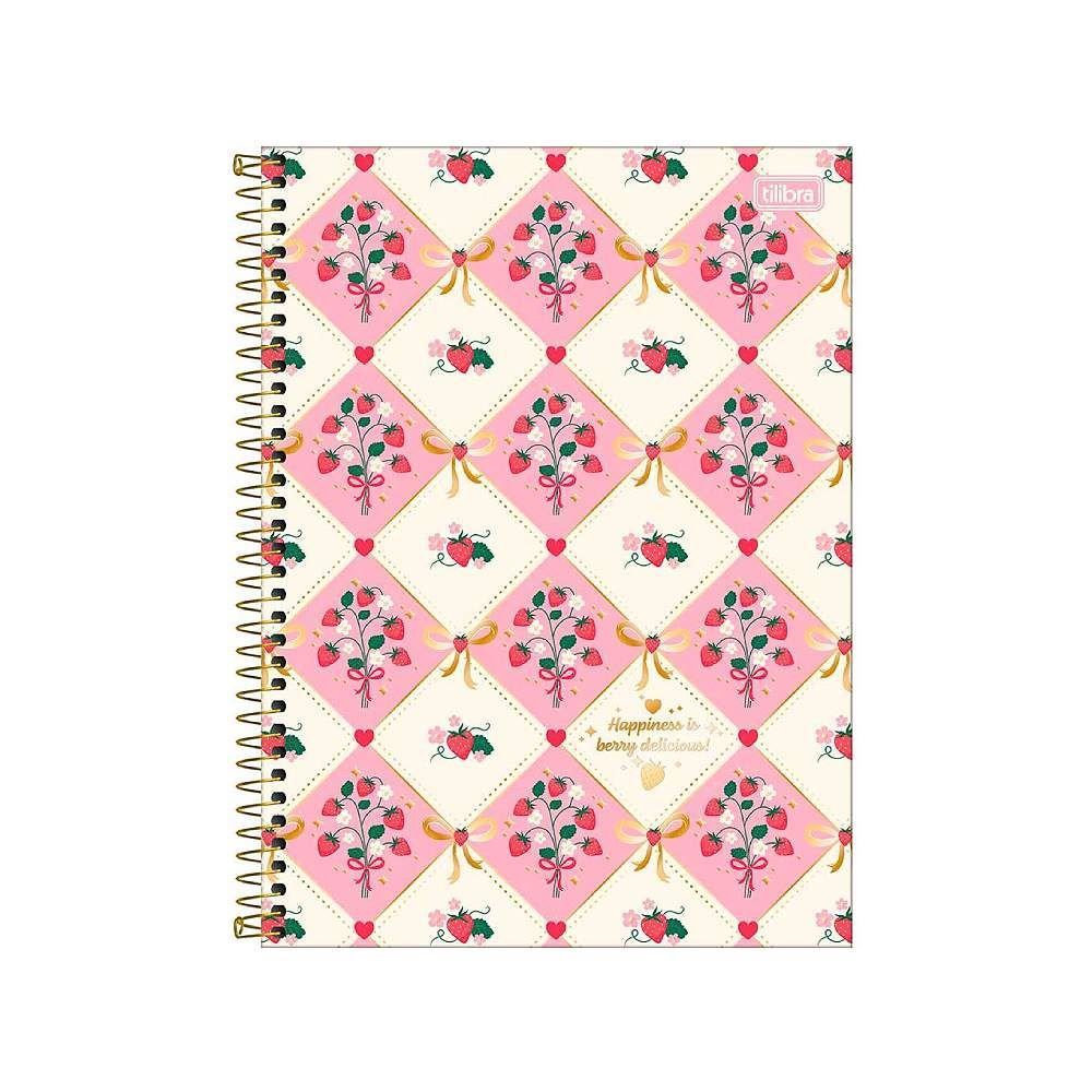 Caderno Universitário Espiral Be Berry 160 Folhas Tilibra - Sortido