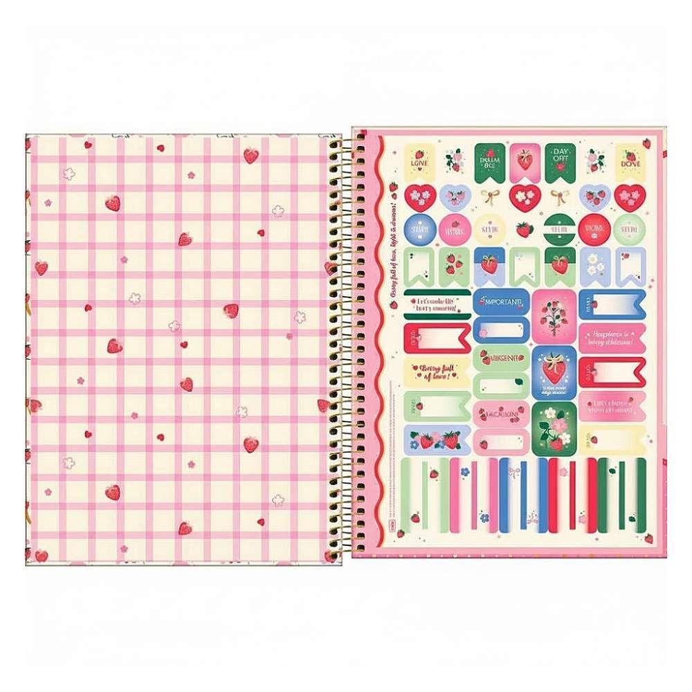Caderno Universitário Espiral Be Berry 160 Folhas Tilibra - Sortido