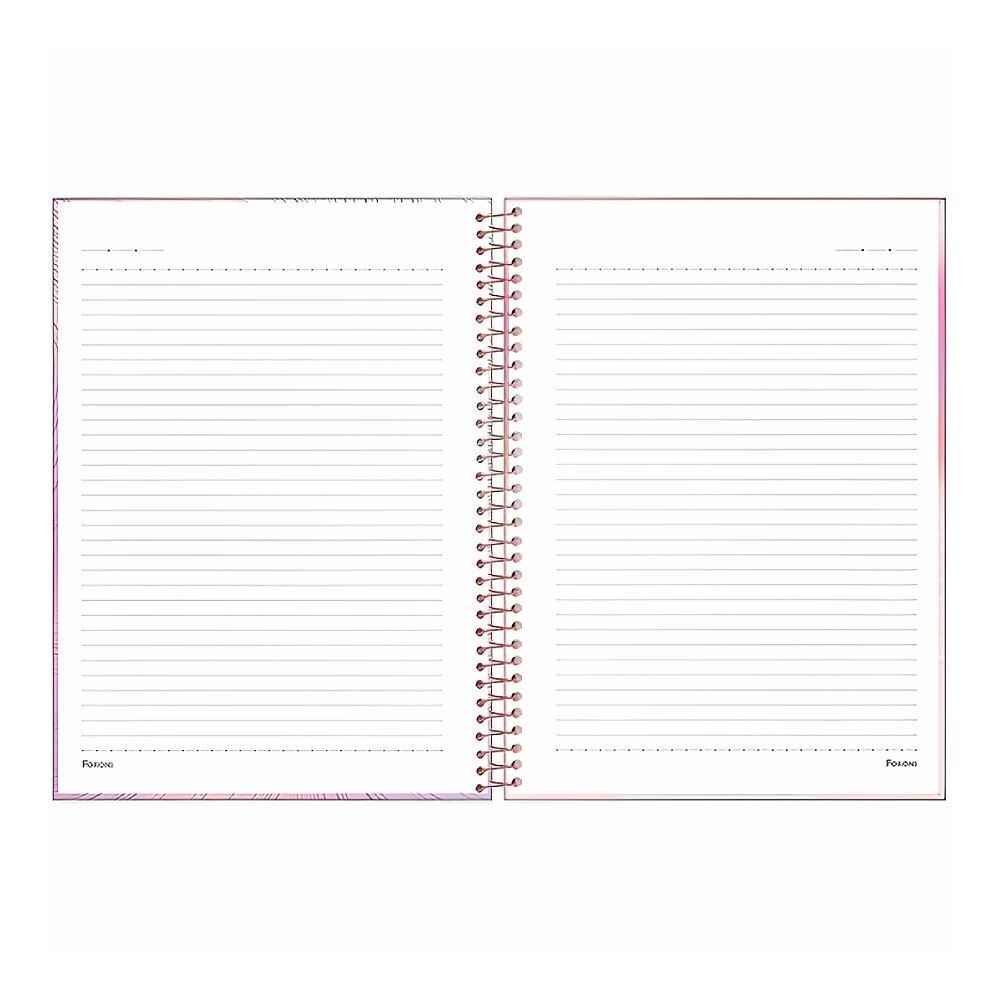 Caderno Universitário Espiral Blush 160 Folhas Foroni - Sortido