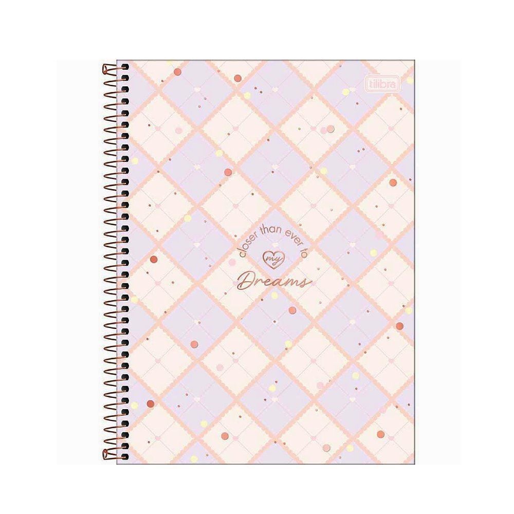 Caderno Universitário Espiral Capa Dura Soho 160 Folhas Tilibra - Sortido
