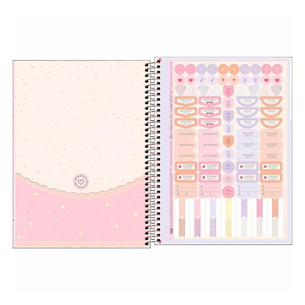 Caderno Universitário Espiral Capa Dura Soho 160 Folhas Tilibra - Sortido