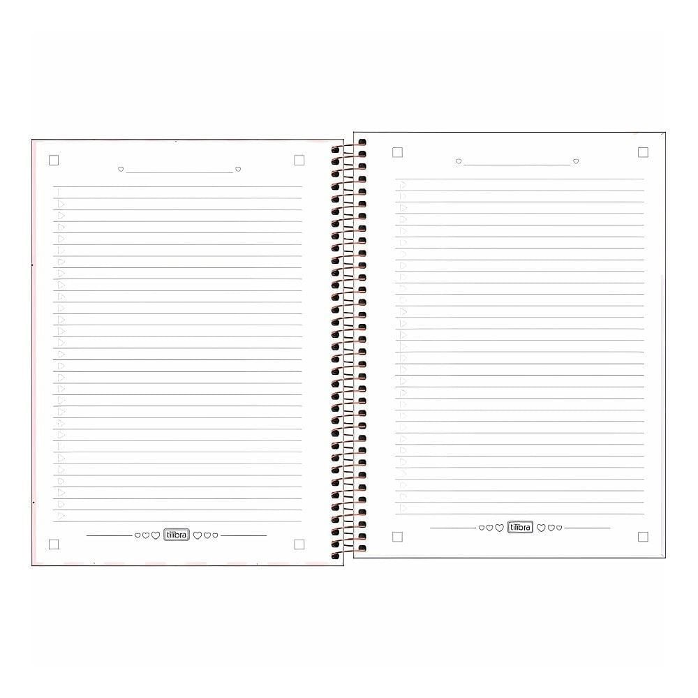 Caderno Universitário Espiral Capa Dura Soho 160 Folhas Tilibra - Sortido