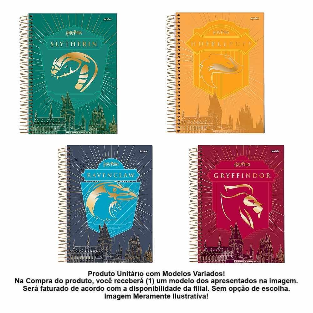 Caderno Universitário Espiral Harry Potter 80 Folhas Jandaia - Sortido