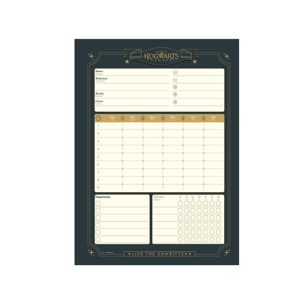 Caderno Universitário Espiral Legacy 160 Folhas Jandaia - Sortido