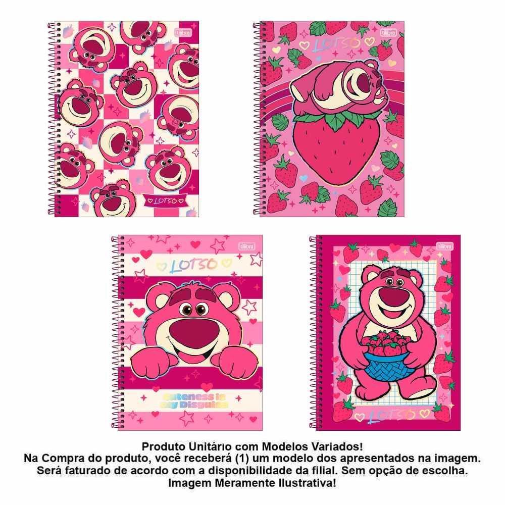 Caderno Universitário Espiral Lotso 10 Matérias 160 Folhas Tilibra - Sortido