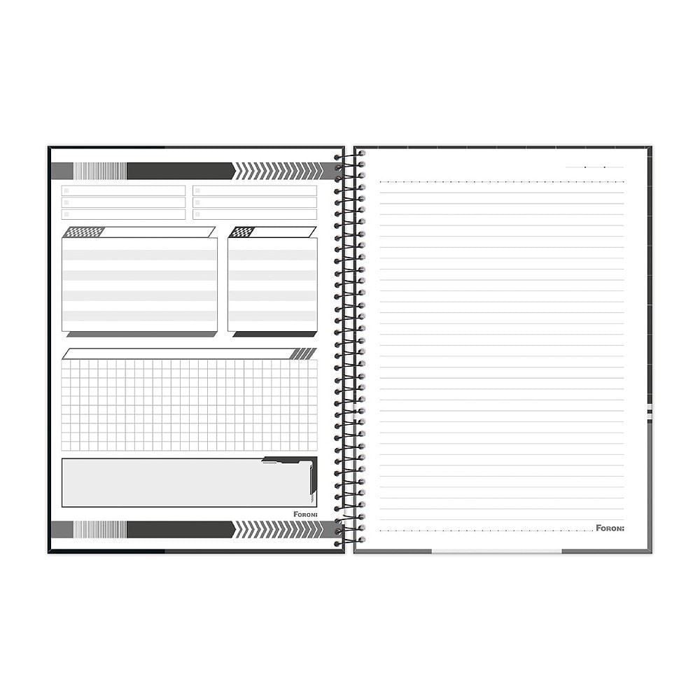 Caderno Universitário Espiral Motoclub 160 Folhas Foroni - Sortido