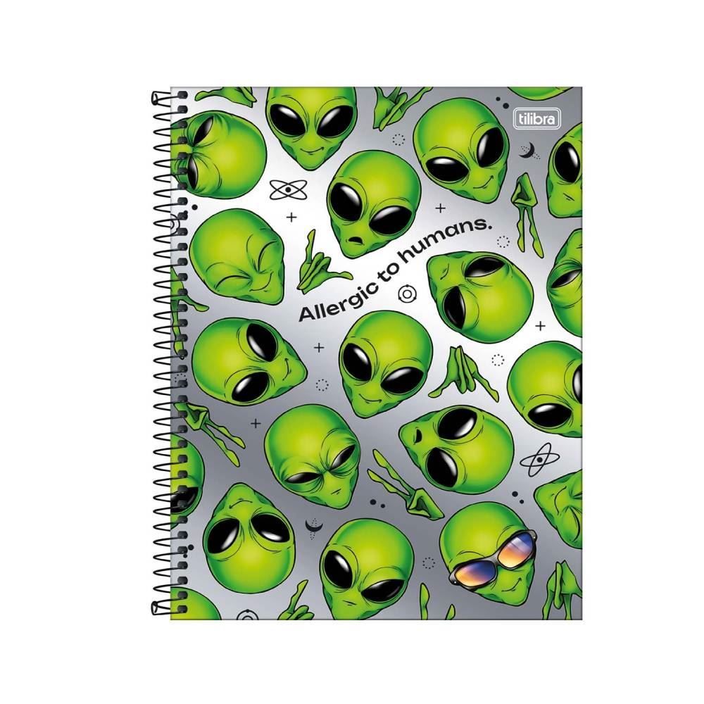 Caderno Universitário Espiral Orbit 80 Folhas Tilibra - Sortido