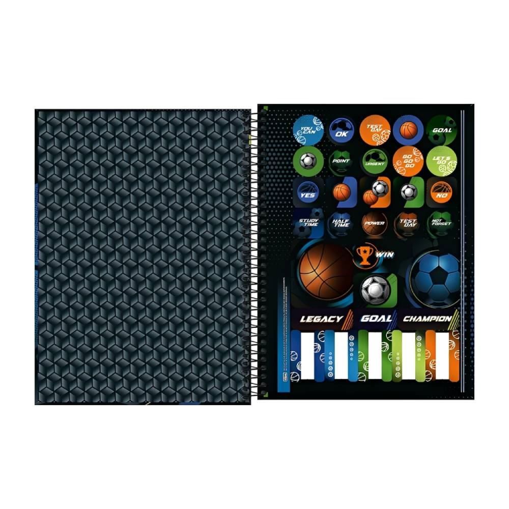 Caderno Universitário Espiral Score 80 Folhas Tilibra - Sortido