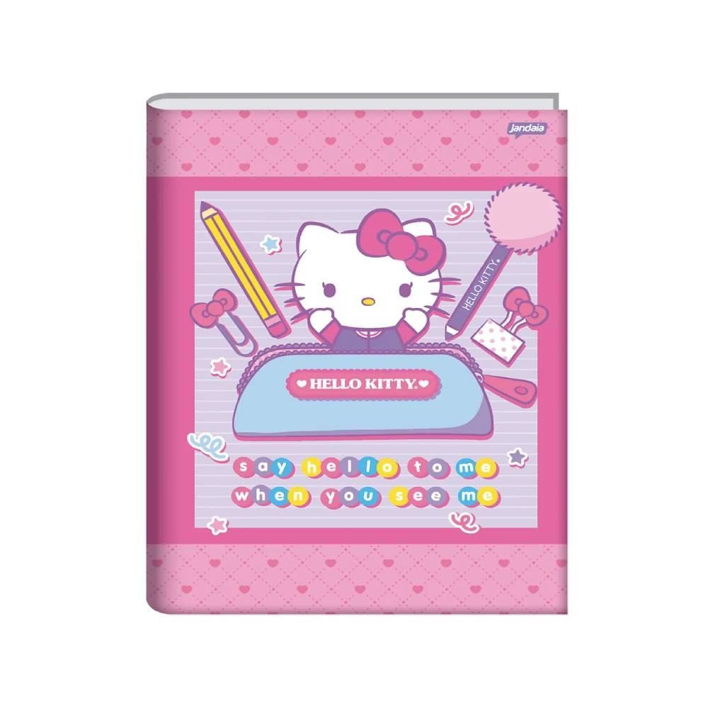 Caderno Universitário Hello Kitty 80 Folhas Jandaia - Sortido