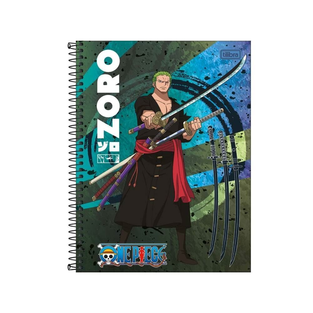 Caderno Universitário One Piece 10 Matérias Tilibra - Sortido