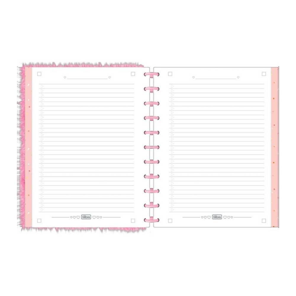 Caderno Universitário Tilidisco Pelúcia 160 Folhas Tilibra - 10 Matérias