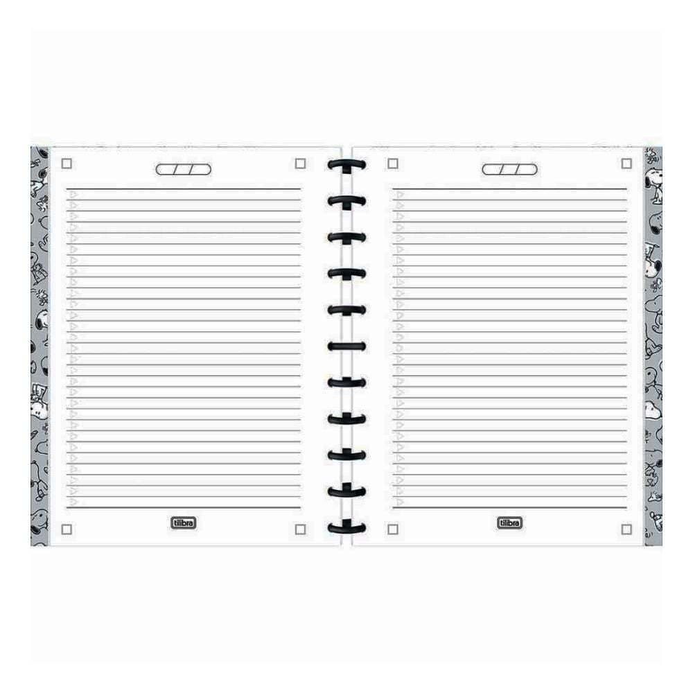 Caderno Universitário Tilidisco Snoopy 160 Folhas Tilibra - 10 Matérias
