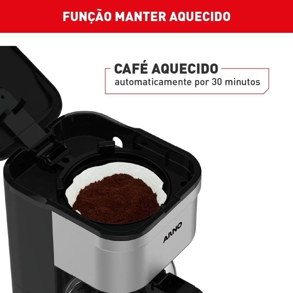 Cafeteira Elétrica Arno Preferita Inox 750ML CFPF