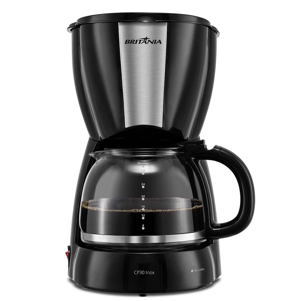 Cafeteira 30 Cafezinhos 800 Watts CP30 Inox Britânia