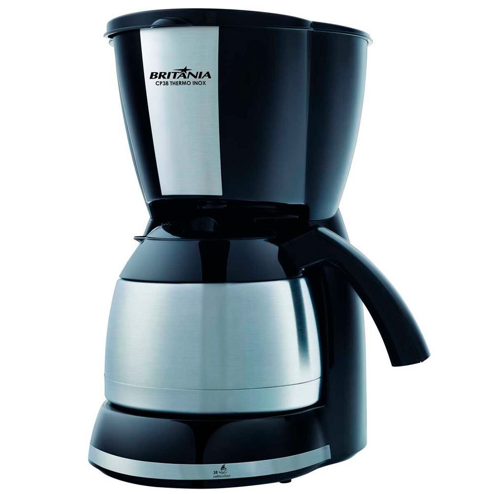 Cafeteira Britânia 38 Cafezinhos Thermo Inox