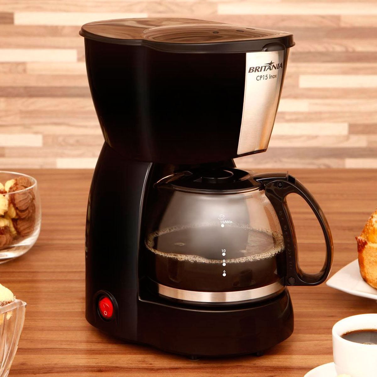 Cafeteira com Filtro Permanente 550 Watts Britânia CP15