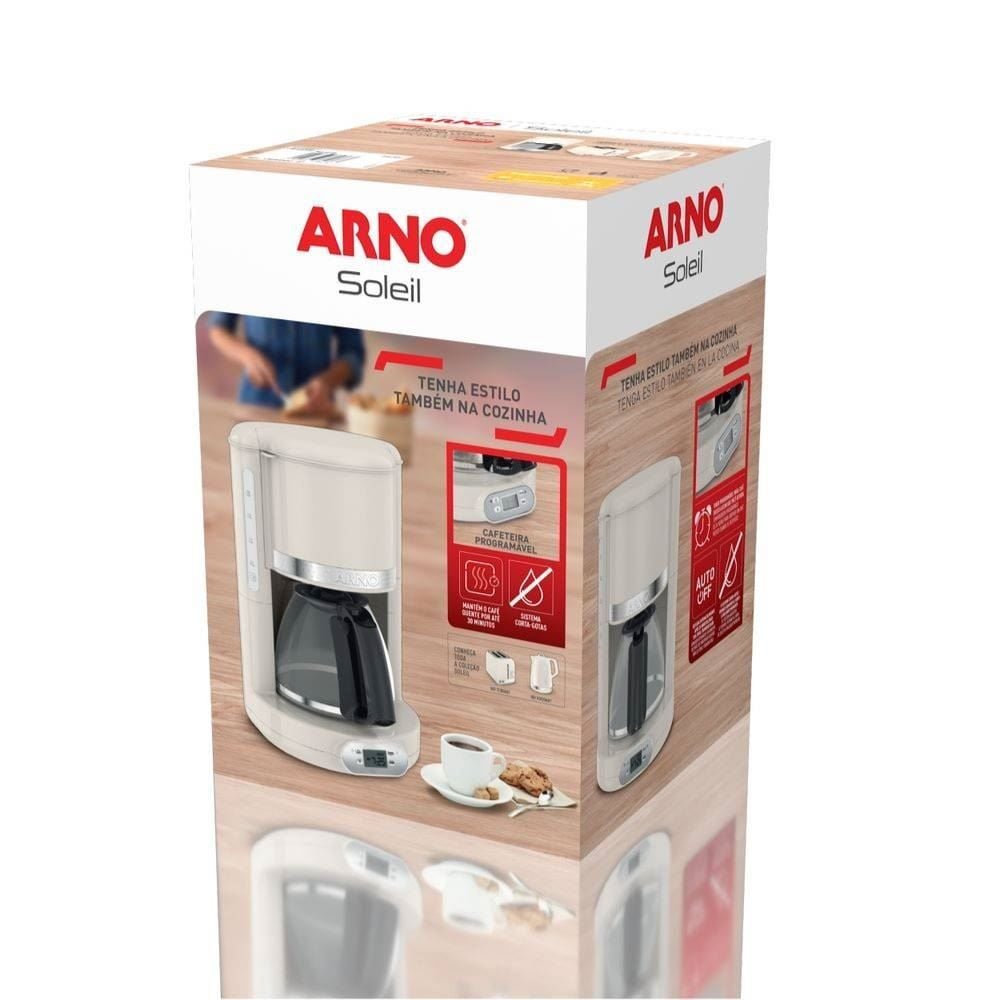 Cafeteira Elétrica Arno Soleil Marfim 1,25 Litros SFCM