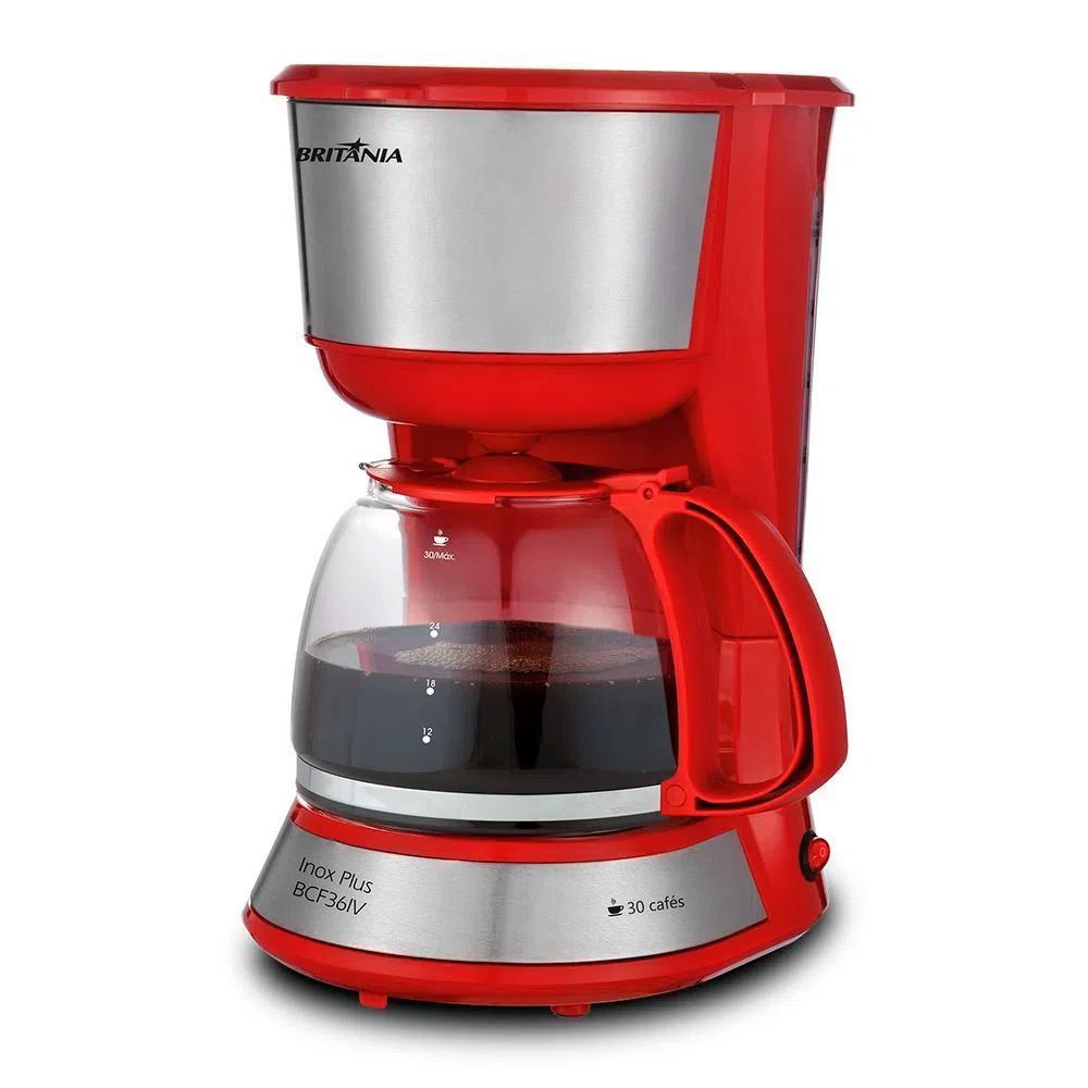 Cafeteira Elétrica Inox Plus Britânia BCF36IV